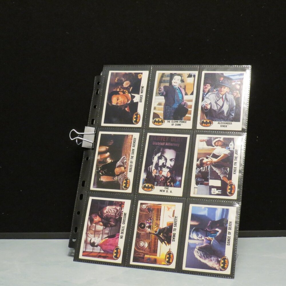 Batman The Movie Trading Cards Lot of 9